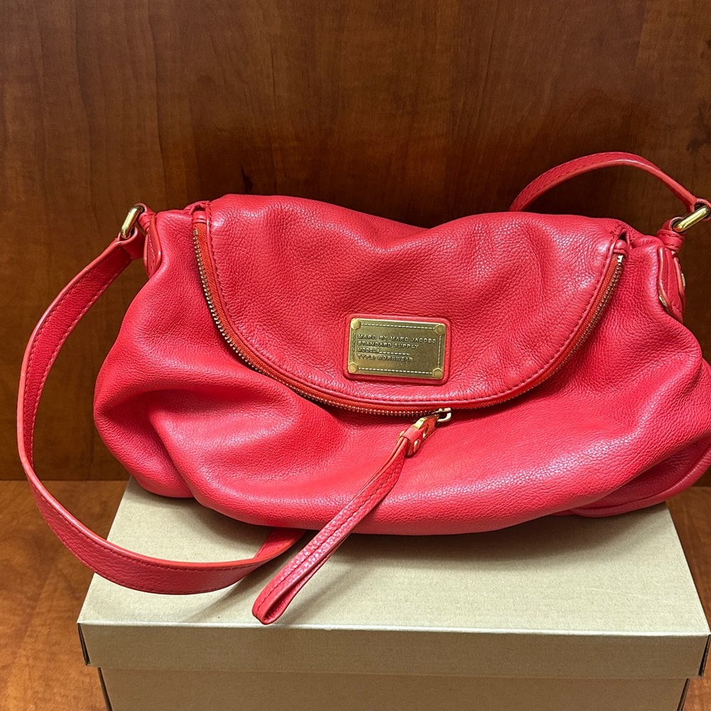 Marc Jacobs Vibrant Red Shoulder Bag